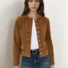 New Style Fleece-Lined Leather Jacket Short Coat Autumn Fleece