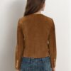 New Style Fleece-Lined Leather Jacket Short Coat Autumn Fleece