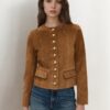 New Style Fleece-Lined Leather Jacket Short Coat Autumn Fleece