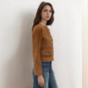 New Style Fleece-Lined Leather Jacket Short Coat Autumn Fleece