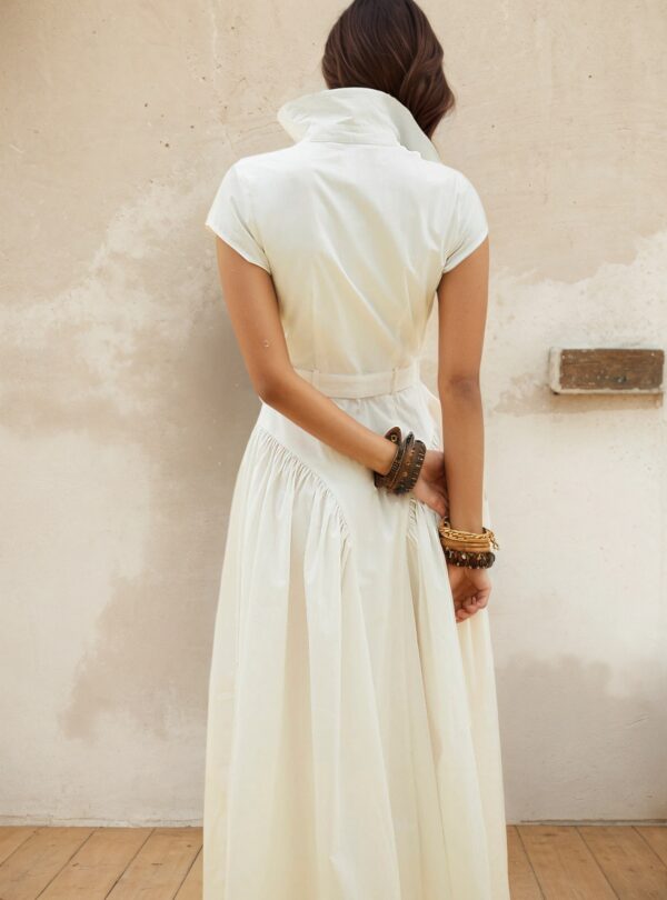 Single-Breasted Women's Summer Slim-Fitting Dress