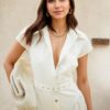 Single-Breasted Women's Summer Slim-Fitting Dress