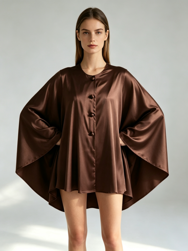 26090004_4-4 Loose Sleeveless Cape-Style Top
