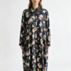 Long-Sleeve Printed Dress