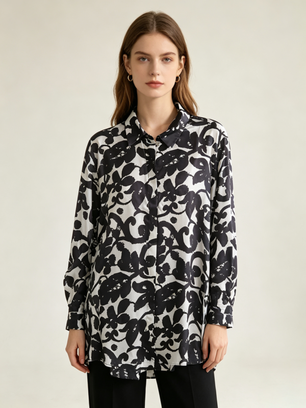 Printed Silk Shirt