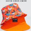 Colorful Pigeon Print Reversible Bucket Hat 26090010_17