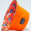 Colorful Pigeon Print Reversible Bucket Hat 26090010_20