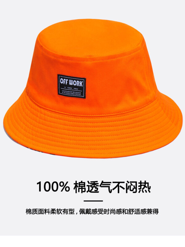 Colorful Pigeon Print Reversible Bucket Hat 26090010_26