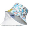 White Doraemon Print Reversible Bucket Hat 26090012_23