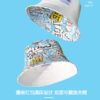 White Doraemon Print Reversible Bucket Hat 26090012_31