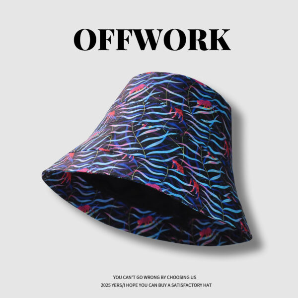 26090015_26 Colorful Leopard Wide-Brim Bucket Hat 26090015_26