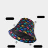26090016_14 Colorful Monkey Wide-Brim Bucket Hat 26090016_14