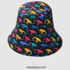 26090016_18 Colorful Monkey Wide-Brim Bucket Hat 26090016_18