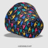 26090016_19 Colorful Monkey Wide-Brim Bucket Hat 26090016_19