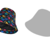 26090016_2 Colorful Monkey Wide-Brim Bucket Hat 26090016_2