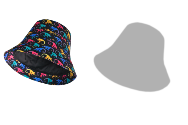 26090016_2 Colorful Monkey Wide-Brim Bucket Hat 26090016_2