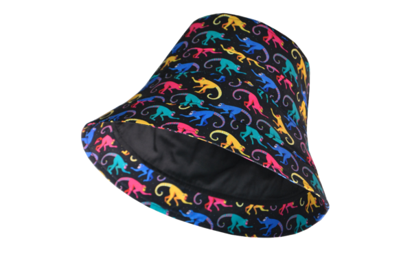 26090016_4 Colorful Monkey Wide-Brim Bucket Hat 26090016_4