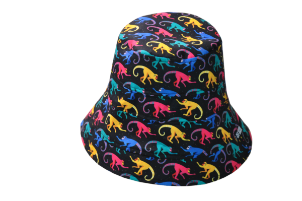 26090016_6 Colorful Monkey Wide-Brim Bucket Hat 26090016_6