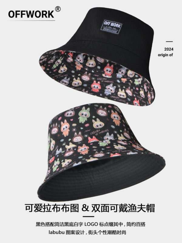 Labubu Reversible Bucket Hat 26090017_19