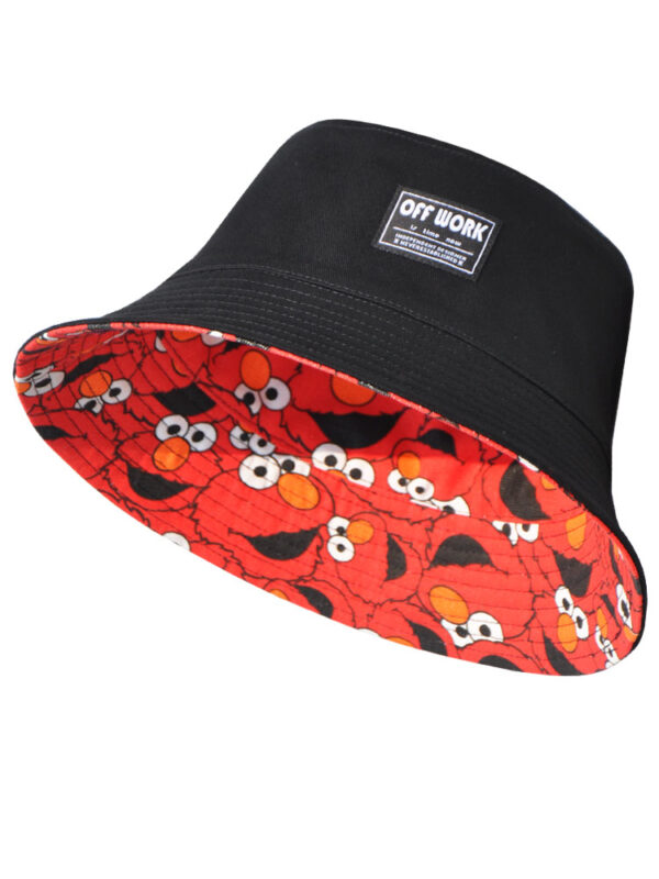 26090018_14 Black Elmo Reversible Bucket Hat 26090018_14