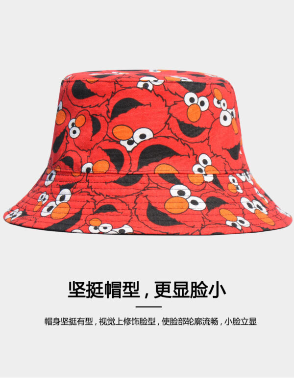 26090018_28 Black Elmo Reversible Bucket Hat 26090018_28