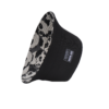 26090019_3 Black Linen-Blend Panda Reversible Bucket Hat 26090019_3