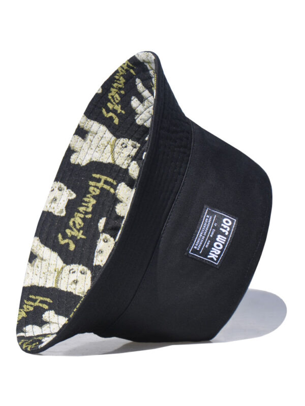 Black Puppy Reversible Bucket Hat 26090020_12
