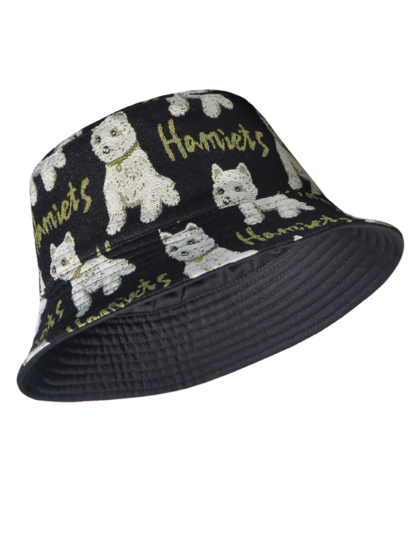 Black Puppy Reversible Bucket Hat 26090020_17