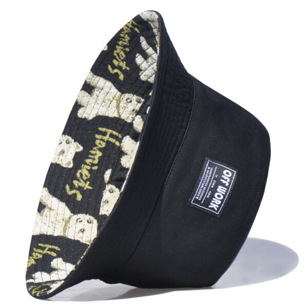 Black Puppy Reversible Bucket Hat 26090020_22
