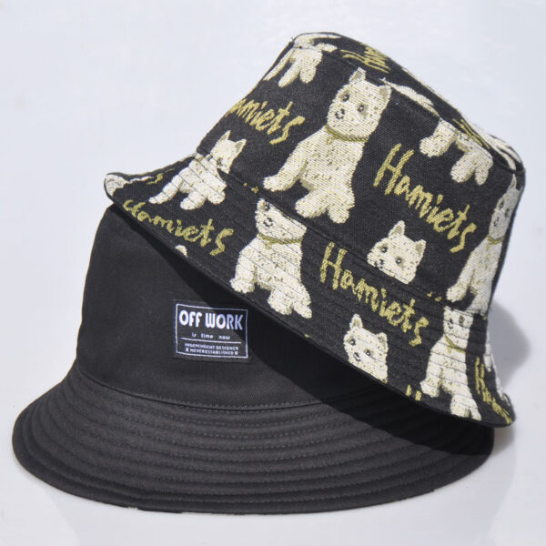 Black Puppy Reversible Bucket Hat 26090020_25