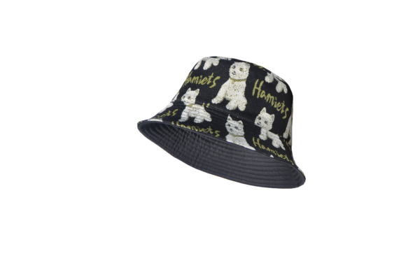 Black Puppy Reversible Bucket Hat 26090020_9