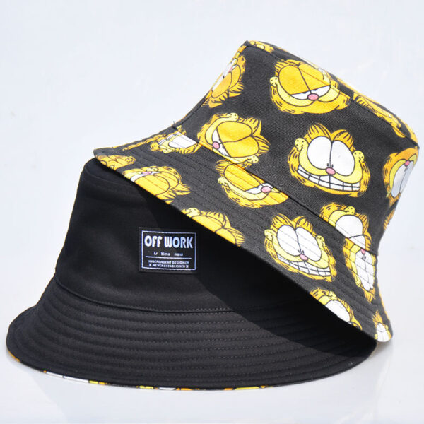 Black Simpsons Reversible Bucket Hat