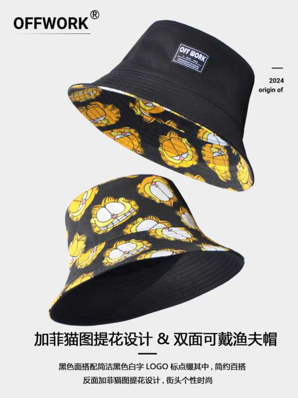 Black Simpsons Reversible Bucket Hat 26090021_19