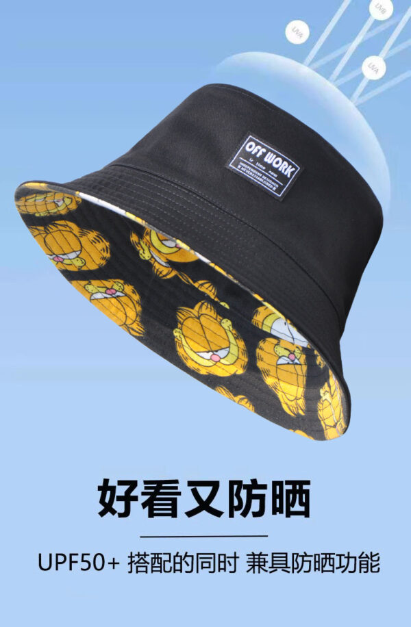 Black Simpsons Reversible Bucket Hat 26090021_20