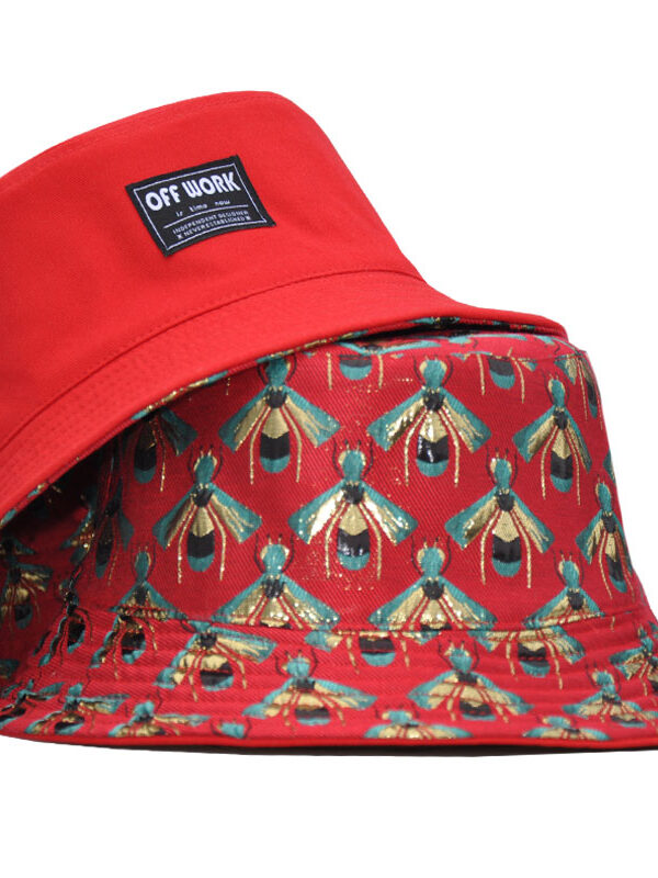 Red Bee Bucket Hat