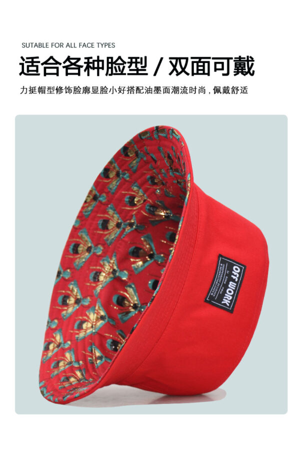 26090022_11 Red Bee Bucket Hat 26090022_11