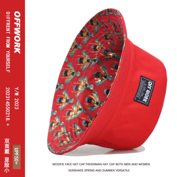 26090022_2 Red Bee Bucket Hat 26090022_2