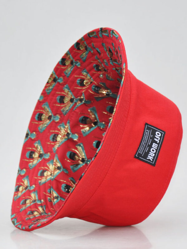 26090022_8 Red Bee Bucket Hat 26090022_8