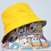 26090024_1 Yellow Cartoon Reversible Bucket Hat