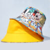 26090024_10 Yellow Cartoon Reversible Bucket Hat 26090024_10