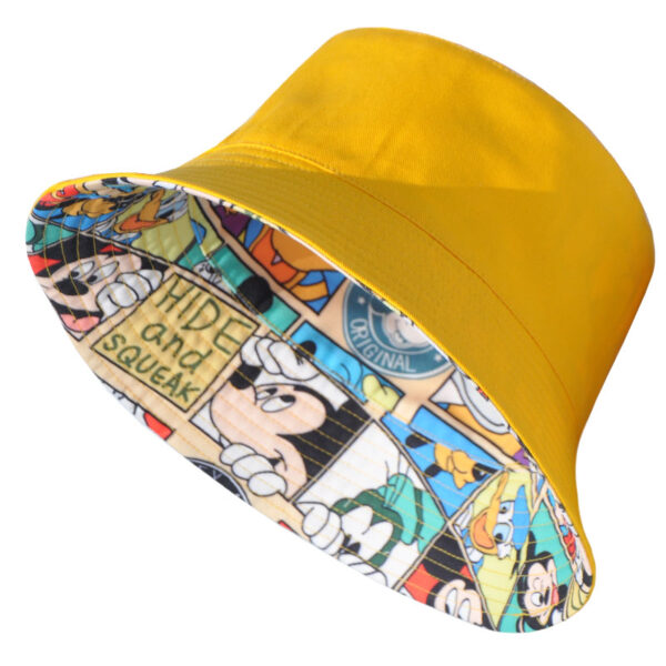 26090024_11 Yellow Cartoon Reversible Bucket Hat 26090024_11