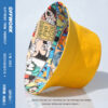 26090024_2 Yellow Cartoon Reversible Bucket Hat 26090024_2