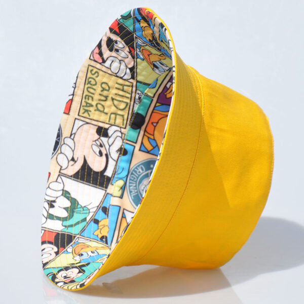26090024_6 Yellow Cartoon Reversible Bucket Hat 26090024_6