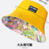 26090025_12 Yellow Forest Bird Reversible Bucket Hat 26090025_12