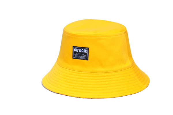 26090025_3 Yellow Forest Bird Reversible Bucket Hat 26090025_3