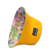 26090025_5 Yellow Forest Bird Reversible Bucket Hat 26090025_5