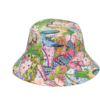 26090025_7 Yellow Forest Bird Reversible Bucket Hat 26090025_7