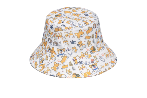 Khaki Corgi Bucket Hat 26090026_10