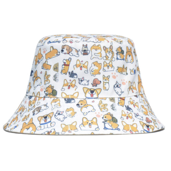 Khaki Corgi Bucket Hat 26090026_21
