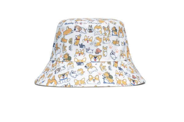 Khaki Corgi Bucket Hat 26090026_9